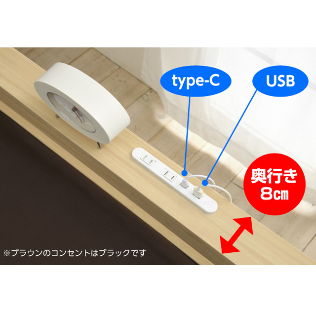 組立簡単すのこベッド引出付き ナチュラル SLB-201(NA)、SLH211(NA)