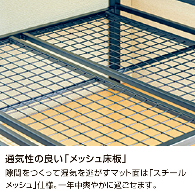 宮棚＆コンセント付ベッド引出付き ブラック SLB-301(BK)、SLH-311(BK)